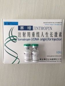 Kit anti-vieillissement de Jintropin 100iu, poudre lyophilisée blanche de grande pureté
